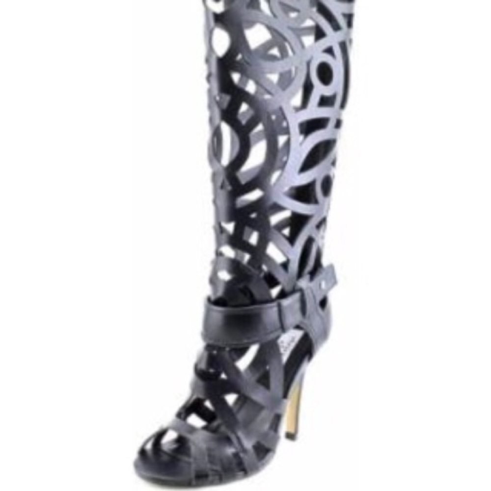 🆕NEW Chelsea & Zoe Open Toe Boots Size 6 - Picture 3 of 5